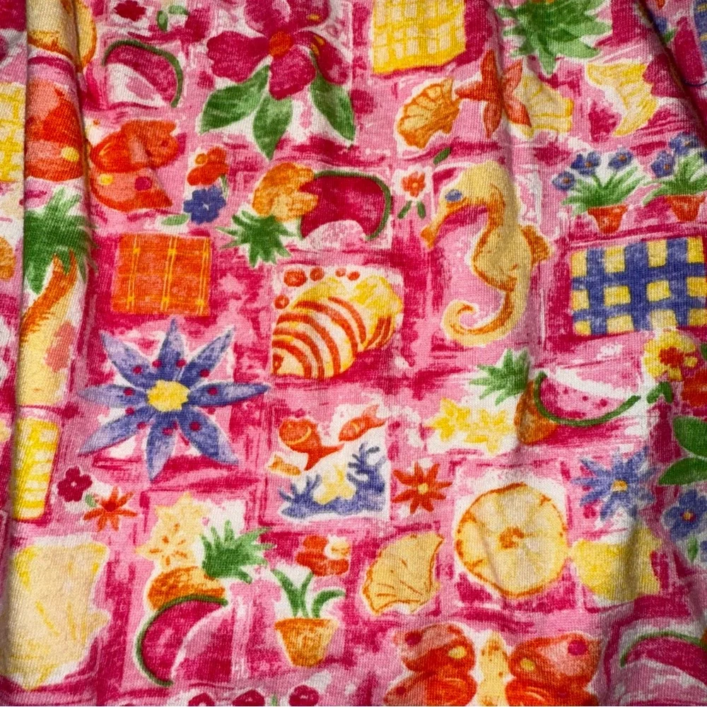 Laura Ashley Mother‎ & Child Knit print Dress Sz 9 yrs 134cm 53” tall